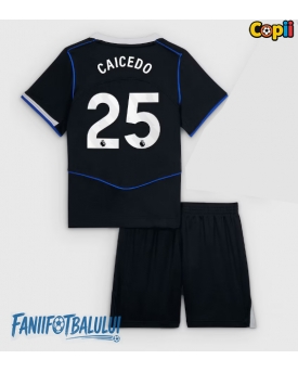 Chelsea Moises Caicedo #25 Echipament de Fotbal Replică 2025-26 Copii Treilea (+ Șorturi)